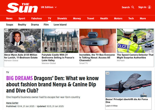 The SUN: big dreams Dragons’ Den: What we know about fashion brand Nenya?