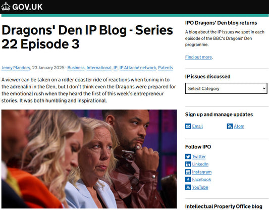 Dragons' Den IP Blog - Series 22 Episode 3